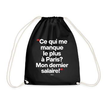 Citation célèbre footballeur - Sac de sport léger - noir - Devant