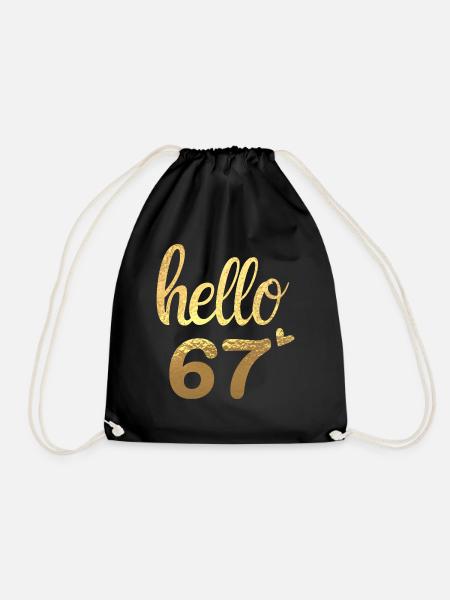 Hello 67 doré - Sportstaske - sort