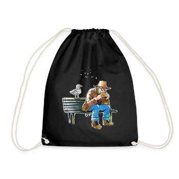 Papy garde ton sandwich UVDG BANC - Sac de sport léger - noir - Devant