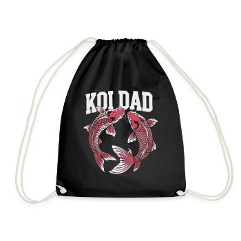 Focus sur la passion pour les carpes koï - Sac de sport léger - noir - Devant