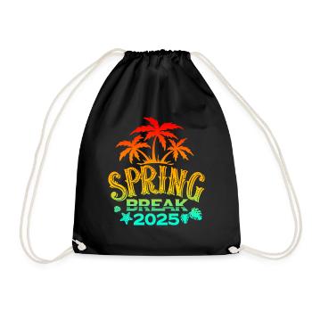 Spring Break 2025 - Sac de sport léger - noir - Devant