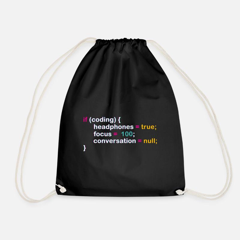 Programmeur humour code blague pour IExperten - Sac de sport léger - noir