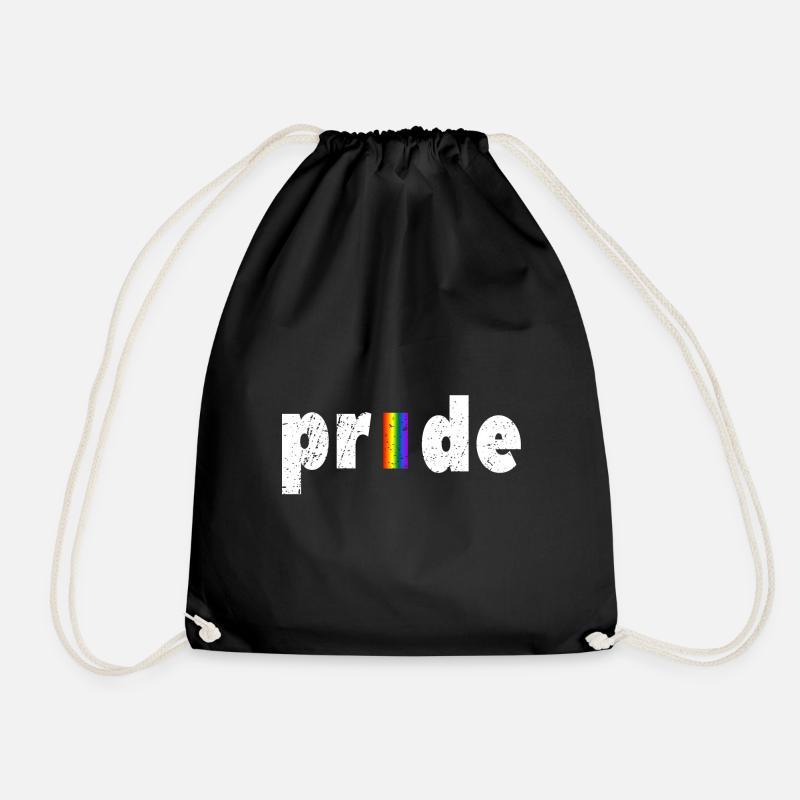 Gay Pride - Turnbeutel - Schwarz
