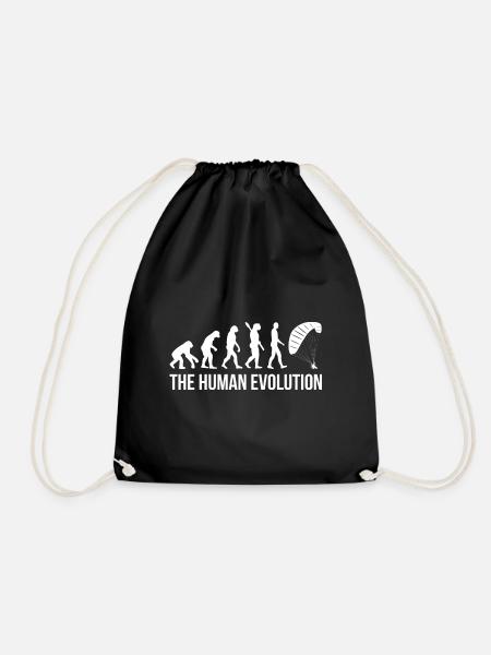 Evolution Graphic Paragliding Paraglider Skydiver - Turnbeutel - Schwarz