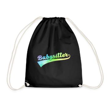 Babysitter Graphic Daycare Provider Daycare Teach - Turnbeutel - Schwarz - Vorne