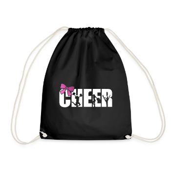 Cheer Graphic Cheerleading Cheerleader Gymnast Dan - Turnbeutel - Schwarz - Vorne