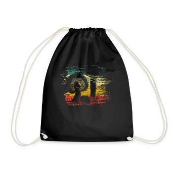 Shrooms Mushroom - Drawstring Bag - black - Front