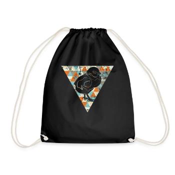 Chick - Drawstring Bag - black - Front