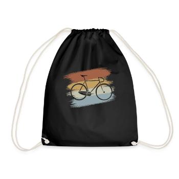 Racer - Drawstring Bag - black - Front