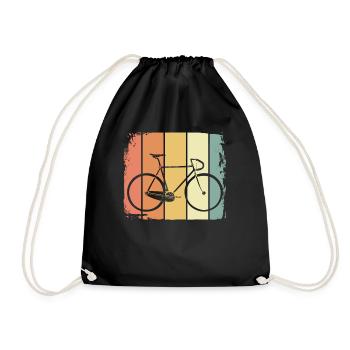 Racer - Drawstring Bag - black - Front
