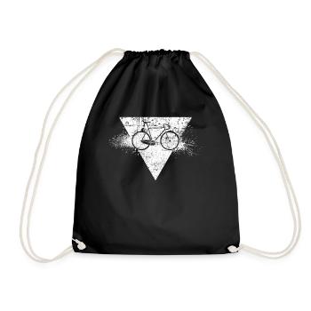 Racer - Drawstring Bag - black - Front