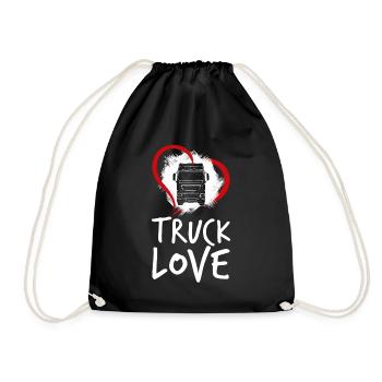 Truck - Drawstring Bag - black - Front