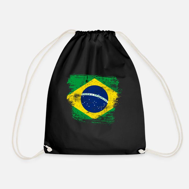Brasilien - Turnbeutel - Schwarz