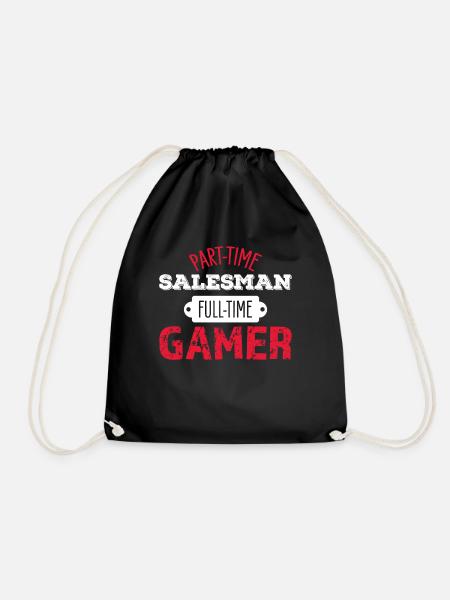 Verkäufer Gaming - Turnbeutel - Schwarz