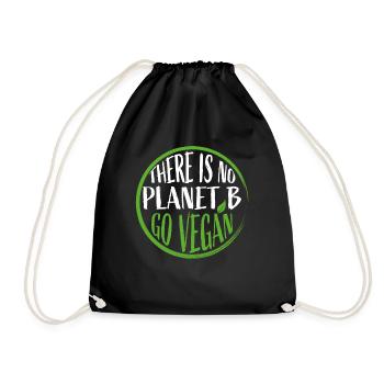 Vegan Protection de l’environnement - Sac de sport léger - noir - Devant