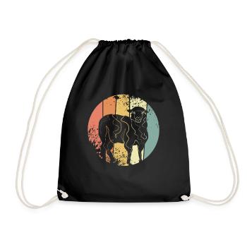 Sheep - Drawstring Bag - black - Front