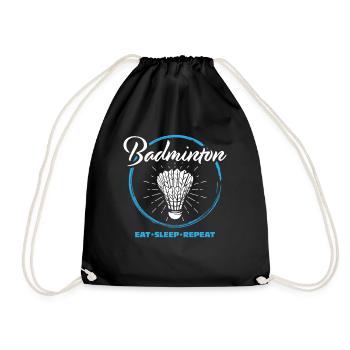 Badminton - Drawstring Bag - black - Front