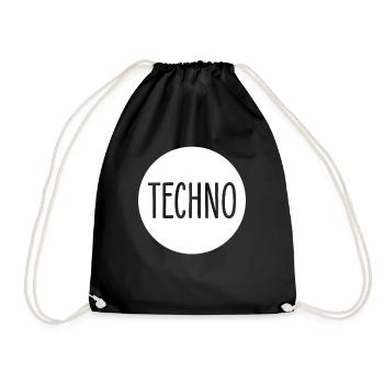 Techno - Sac de sport léger - noir - Devant