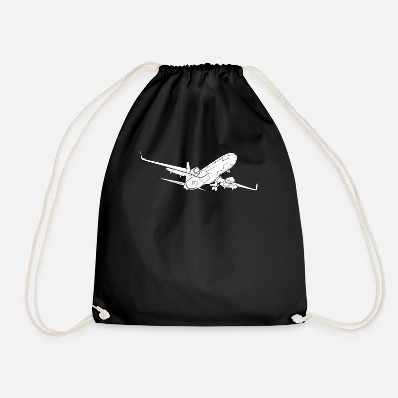 Avion - Sac de sport léger - noir
