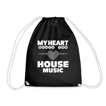 House Music - Drawstring Bag - black - Front