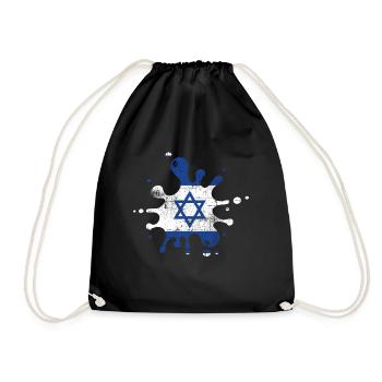 Israel - Drawstring Bag - black - Front