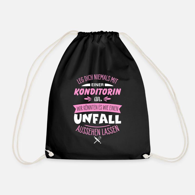 Konditorin - Turnbeutel - Schwarz