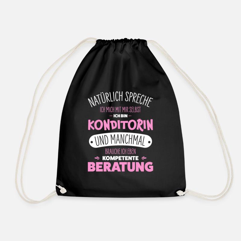 Konditorin - Turnbeutel - Schwarz