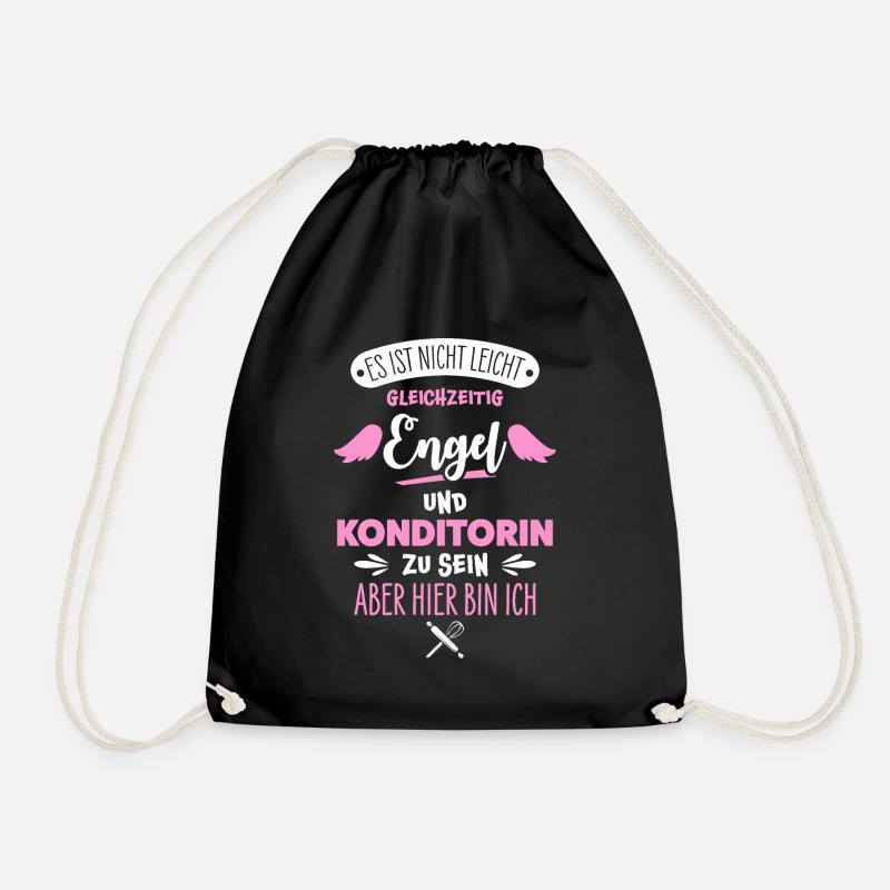Konditorin - Turnbeutel - Schwarz