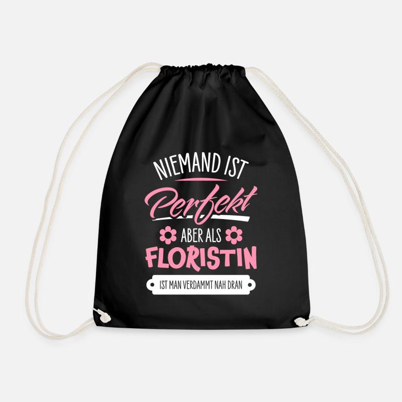 Floristin - Turnbeutel - Schwarz
