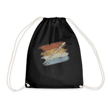 Flûte - Sac de sport léger - noir - Devant