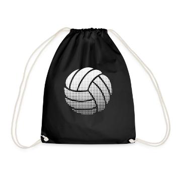Volleyball - Turnbeutel - Schwarz - Vorne