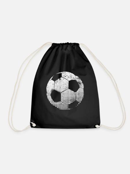 Fußball - Turnbeutel - Schwarz