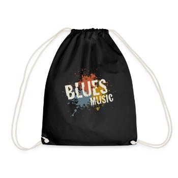 Blues - Turnbeutel - Schwarz - Vorne