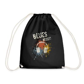 Blues - Turnbeutel - Schwarz - Vorne