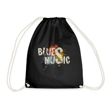 Blues - Turnbeutel - Schwarz - Vorne