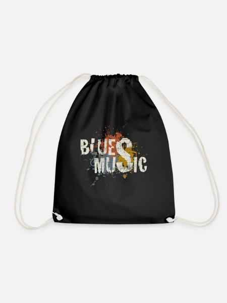 Blues - Turnbeutel - Schwarz