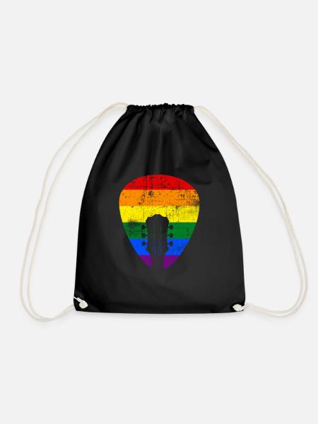 Guitare LGBT - Sac de sport léger - noir