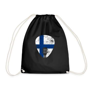Finlande Guitare - Sac de sport léger - noir - Devant