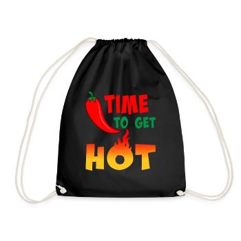 Piment épicé - Sac de sport léger - noir - Devant