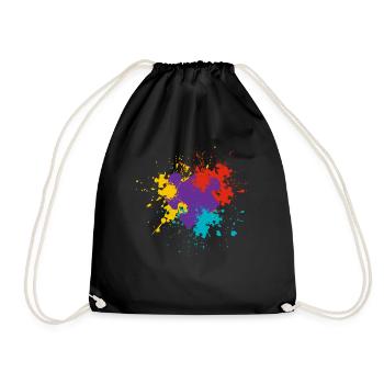 Puzzle - Drawstring Bag - black - Front
