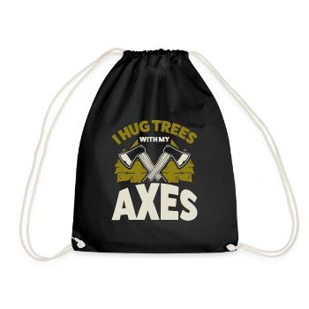Lumberjack - Drawstring Bag - black - Front