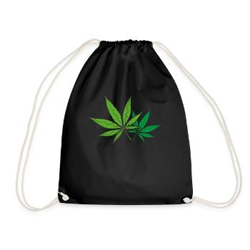 Cannabis - Sac de sport léger - noir - Devant