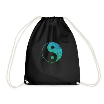 Yin Yang - Sac de sport léger - noir - Devant