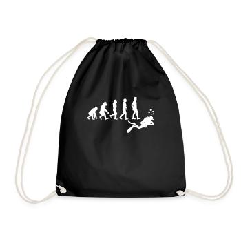 Diver - Drawstring Bag - black - Front