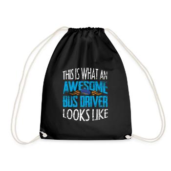 conducteur - Sac de sport léger - noir - Devant