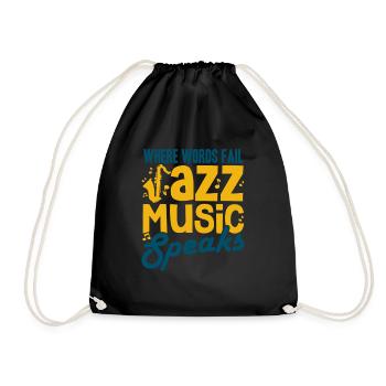 jazz - Sac de sport léger - noir - Devant