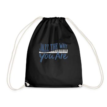Piano jazz - Sac de sport léger - noir - Devant