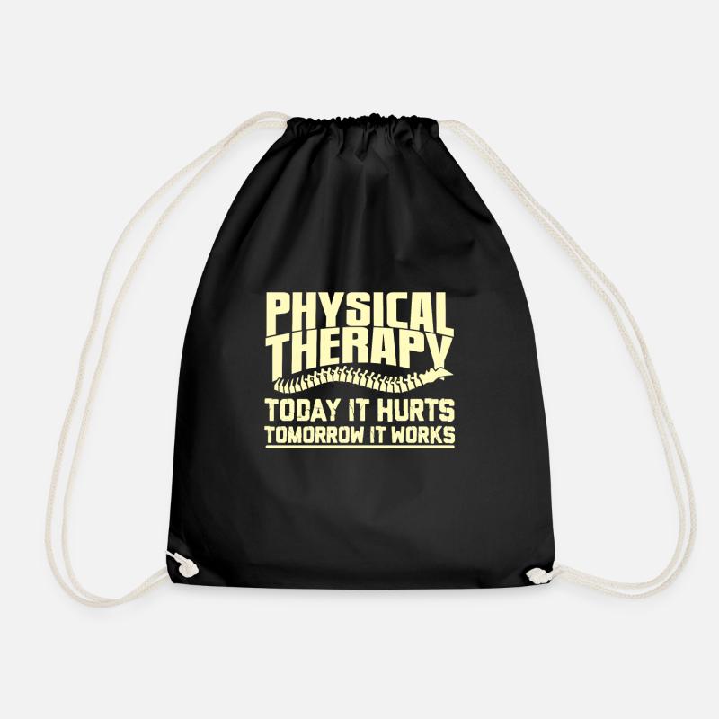 Physiotherapeut - Turnbeutel - Schwarz