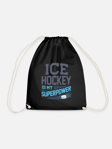 Eishockey - Turnbeutel - Schwarz