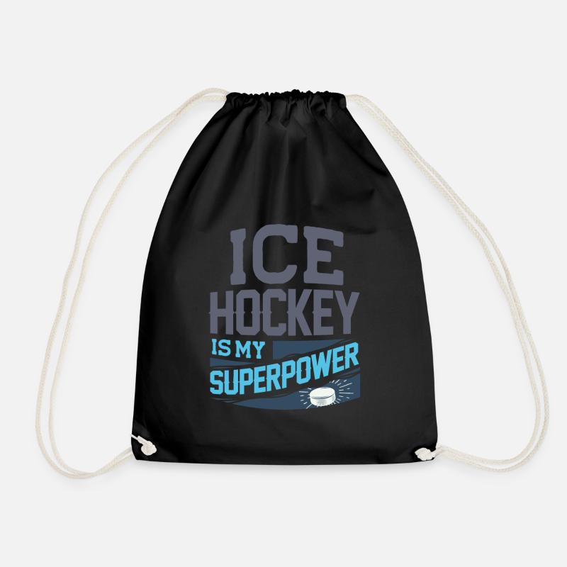 Eishockey - Turnbeutel - Schwarz